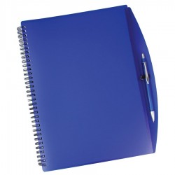 A4 Spiral Notebook and Pen